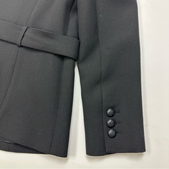 Robert Rodriguez double breasted sharp shoulder belted jacket Size 4 jersey - Picture 14 of 14